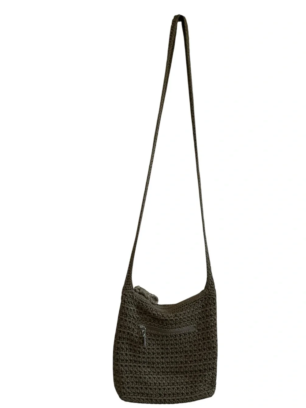 The Sak  Handwoven Crochet Crossbody Bag